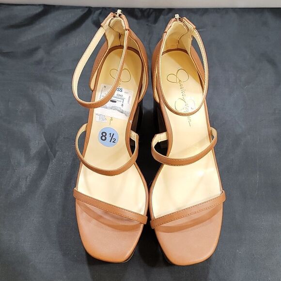 BRAND NEW JESSICA SIMPSON OPEN PLATFORM HEELS - Picture 2 of 14